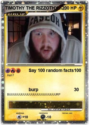 Pokemon TIMOTHY THE RIZZOTHY