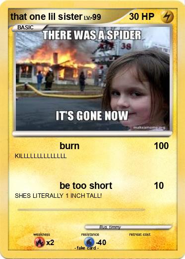 Pokemon that one lil sister