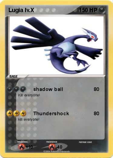 Pokemon Lugia lv.X