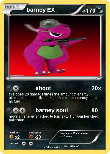 Pokemon barney EX