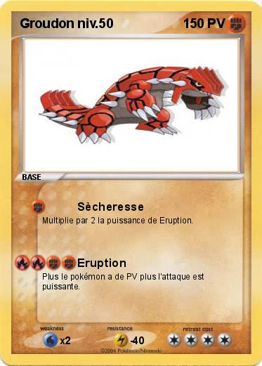 Pokemon Groudon niv.50