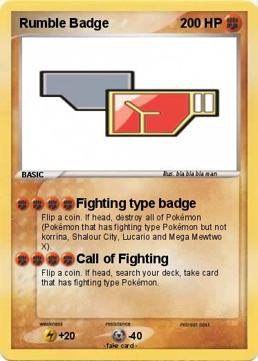 Pokemon Rumble Badge
