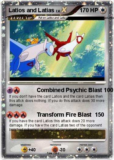 Pokemon Latios and Latias