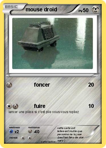 Pokemon mouse droid