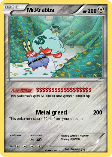 Pokemon Mr.Krabbs