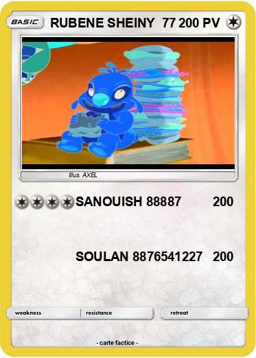 Pokemon RUBENE SHEINY  77