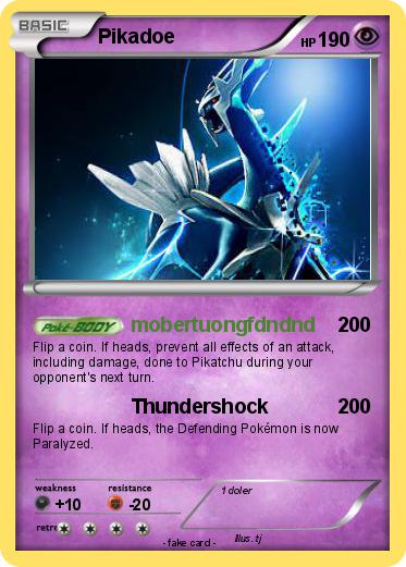 Pokemon Pikadoe