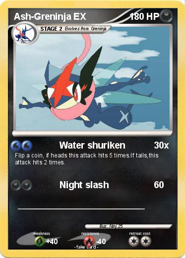 Pokemon Ash-Greninja EX