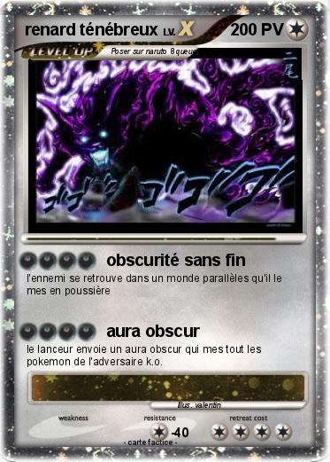 Pokemon renard ténébreux