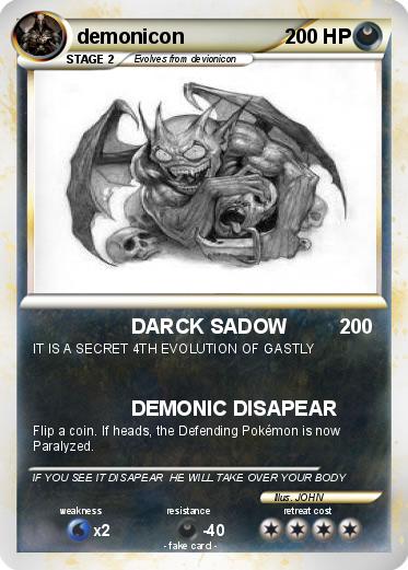 Pokemon demonicon