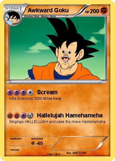 Pokemon Awkward Goku