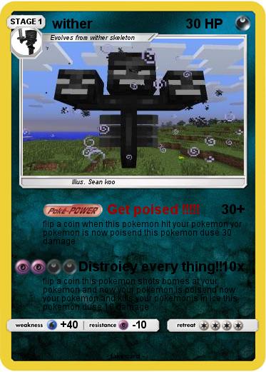 Pokemon wither