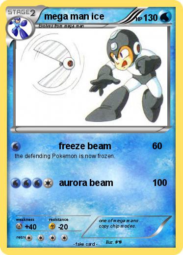 Pokemon mega man ice