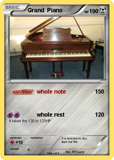 Pokemon Grand  Piano