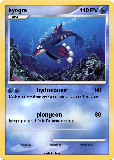 Pokemon kyogre
