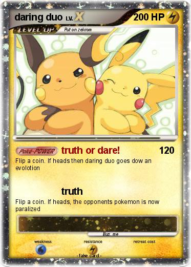 Pokemon daring duo