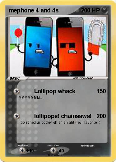 Pokemon mephone 4 and 4s