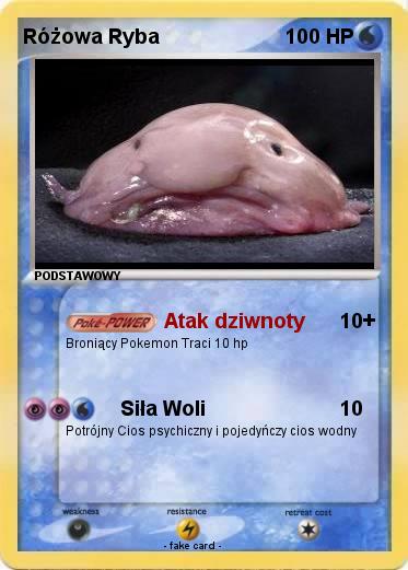 Pokemon Różowa Ryba