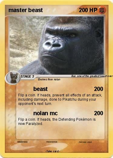 Pokemon master beast