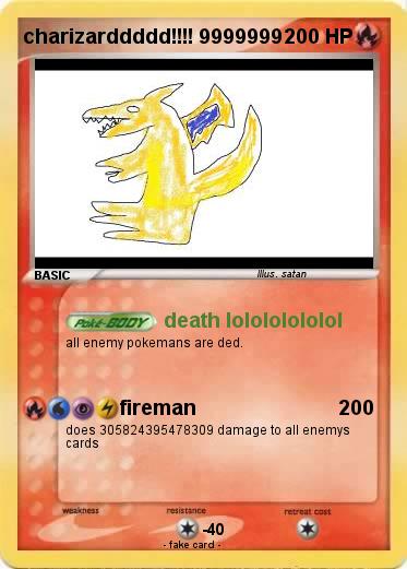Pokemon charizarddddd!!!! 9999999