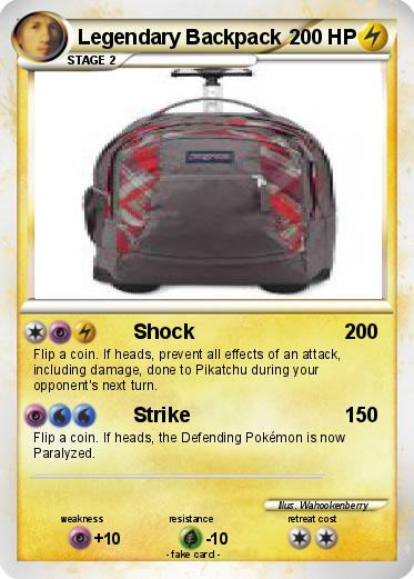 Pokemon Legendary Backpack