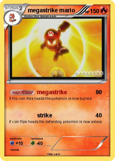 Pokemon megastrike mario