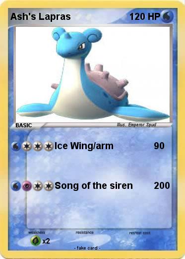 Pokemon Ash's Lapras
