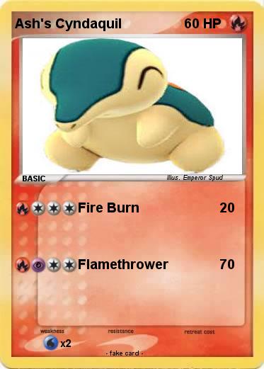 Pokemon Ash's Cyndaquil