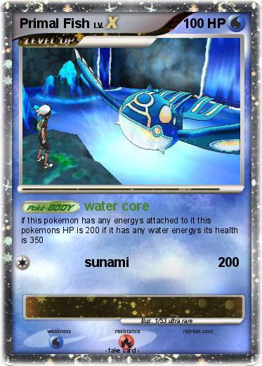 Pokemon Primal Fish