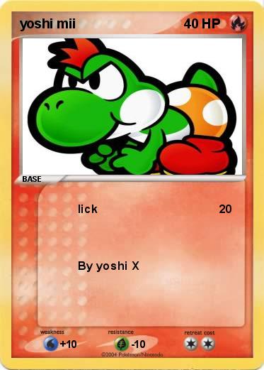 Pokemon yoshi mii             