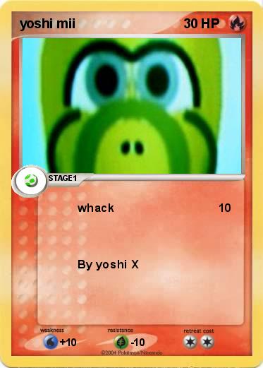 Pokemon yoshi mii             