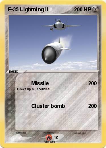 Pokemon F-35 Lightning II