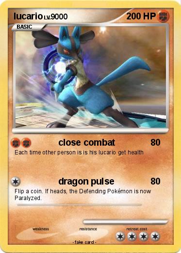 Pokemon lucario