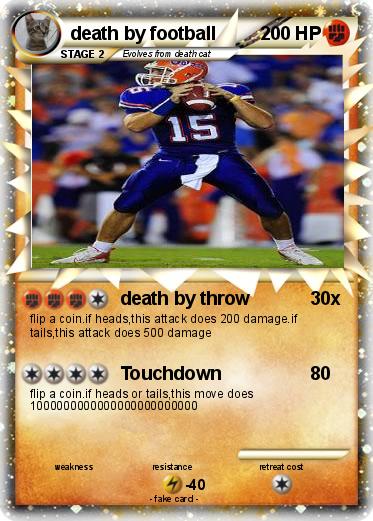 Pokemon death by football