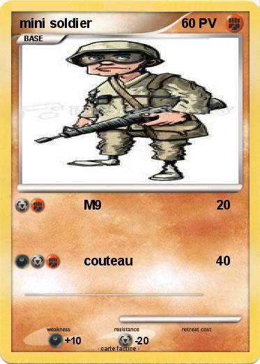 Pokemon mini soldier