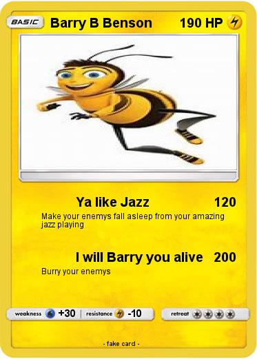 Pokemon Barry B Benson