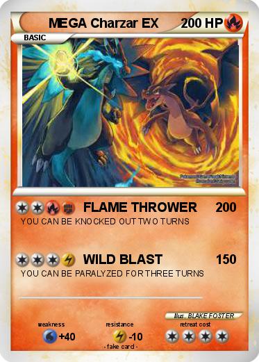 Pokemon MEGA Charzar EX