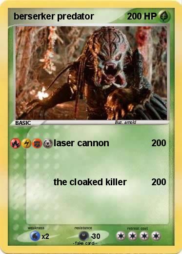 Pokemon berserker predator
