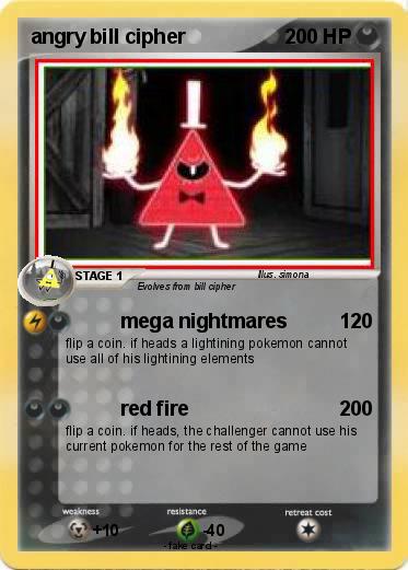 Pokemon angry bill cipher