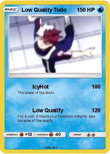 Pokemon Low Quality Todo