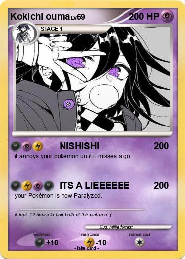 Pokemon Kokichi ouma