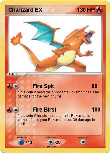 Pokemon Charizard EX