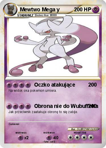 Pokemon Mewtwo Mega y