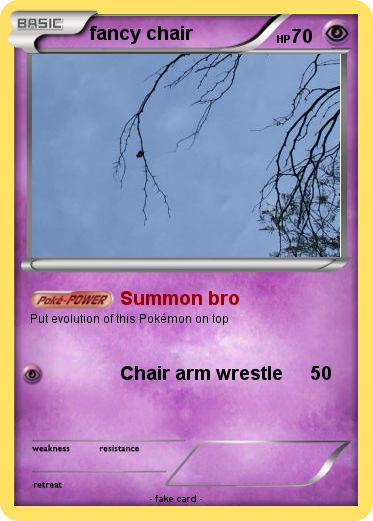 Pokemon fancy chair