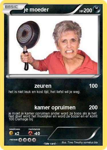 Pokemon je moeder