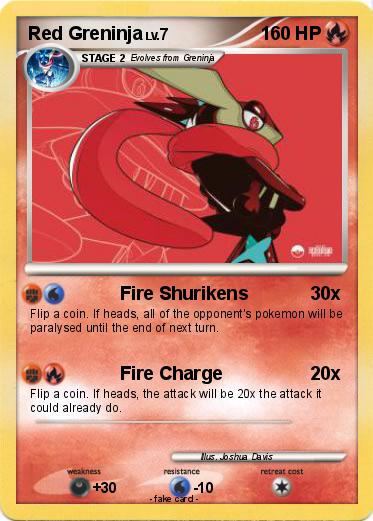 Pokemon Red Greninja