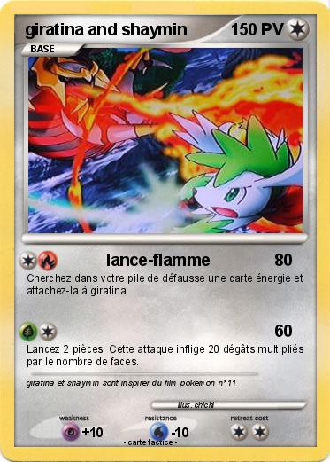 Pokemon giratina and shaymin