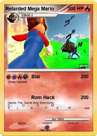 Pokemon Retarded Mega Mario