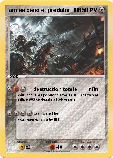 Pokemon armée xeno et predator  99