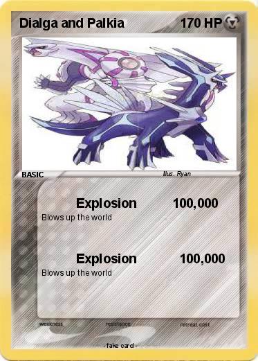 Pokemon Dialga and Palkia